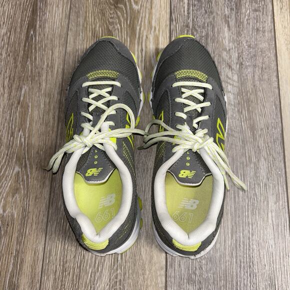 New Balance Women’s US Size 8.5B Running 661 Grey Lime Green WL661VKS Shoes - Picture 8 of 11